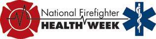 logo for National Firefighter Health Week: August 18-22