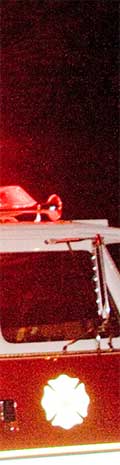 closeup of West Roane County Volunteer Fire Department # 124